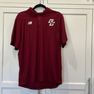 Men’s Large Maroon New Balance Polo - NEW WITHOUT TAGS